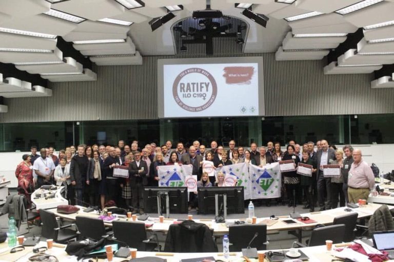 RATIFY C190 FOR A WORLD OF WORK FREE FROM VIOLENCE AND HARASSMENT